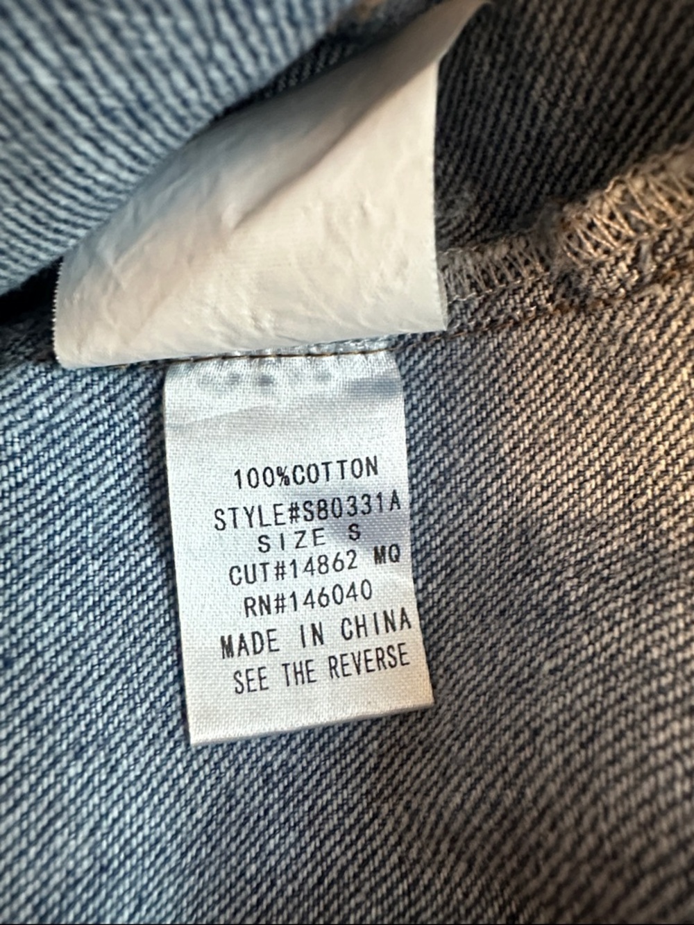 Signature8 Relaxed Blue Cargo Jeans Size S - Picture 5 of 5